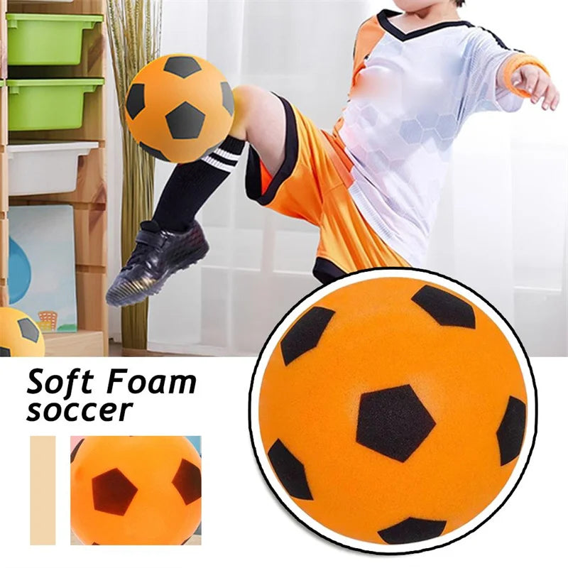 Indoor Foam Soccer Ball, Silent Soft Ball for Kids