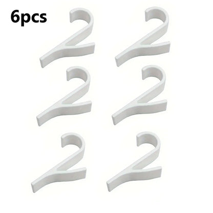Radiator Towel Hooks Bathroom Heated Rail Hangers 2/6PCS