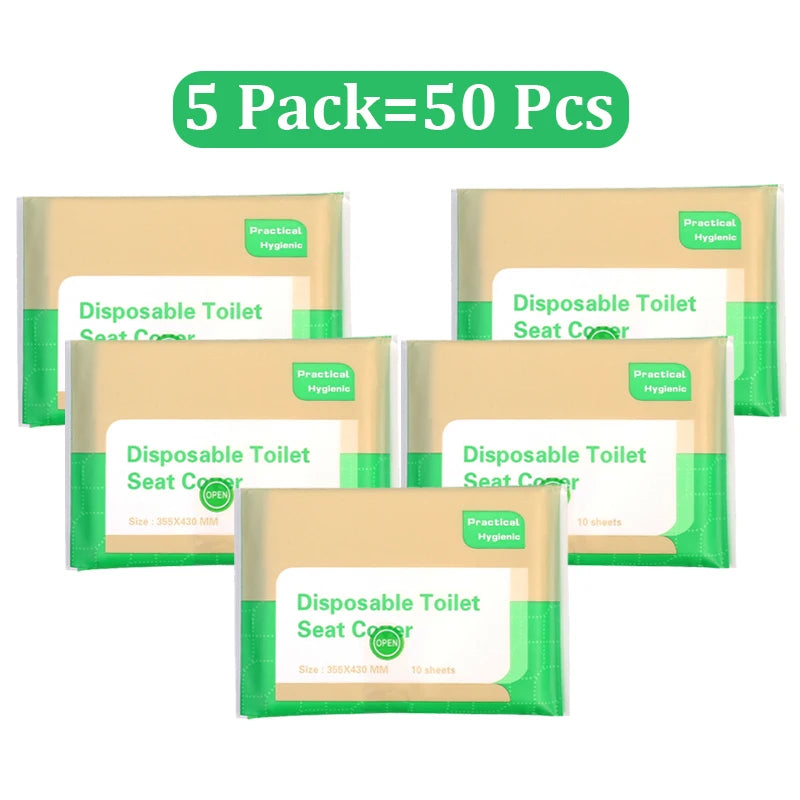 Disposable Toilet Seat Covers Portable Travel Toilet Mats