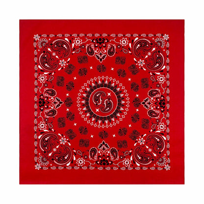 Oversized Paisley Bandana 70cm Cotton Hip Hop Head Scarf
