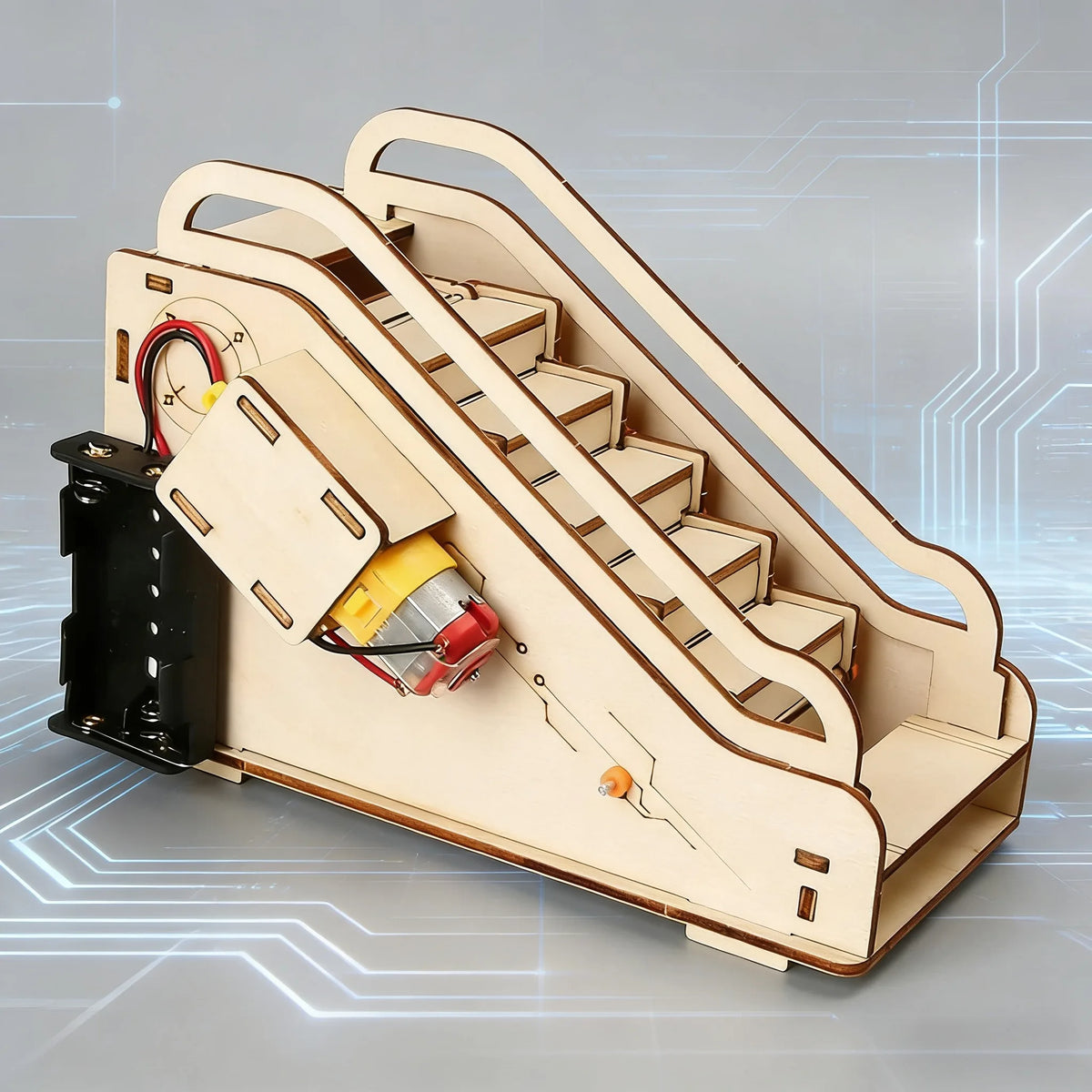DIY Escalator Assembly Toy STEM Science Educational Model Kit
