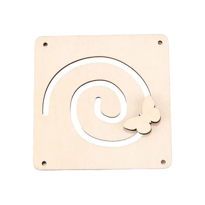 Montessori Busy Board – Wooden Sensory Learning Toy for Kids