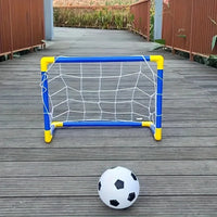 Portable Soccer Goal Set with Ball, Net & Pump
