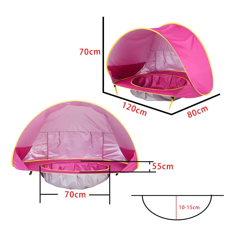 Baby Beach Tent Portable UV Protection Sun Shelter