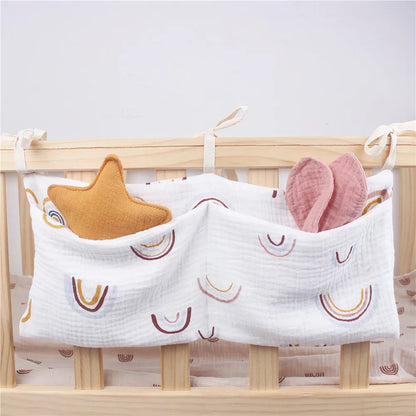 Baby Crib Organizer Hanging Diaper Caddy Storage Bag