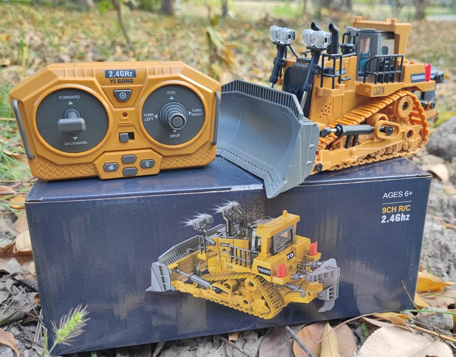 4WD RC Excavator Dump Truck Bulldozer 1:20 Remote Control Toy