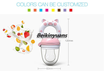 Baby Fruit Feeder Pacifier Silicone Teething Feeder