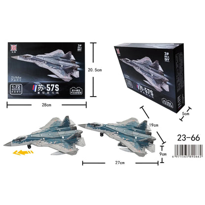 Military Aircraft Building Blocks Fighter Plane Model Construction Toy