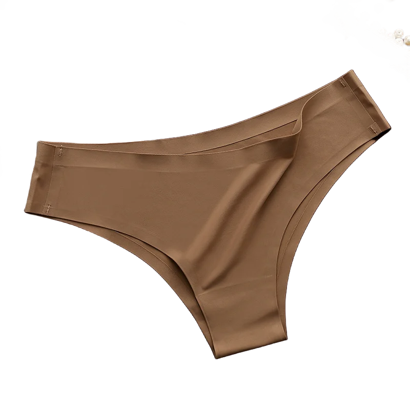 Seamless Brazilian Panties 4PCS Ice Silk Low Rise Briefs