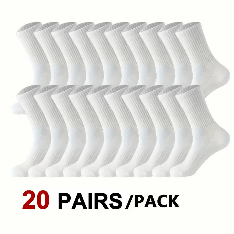 Crew Sports Socks Breathable Sweat Absorbing Athletic Socks