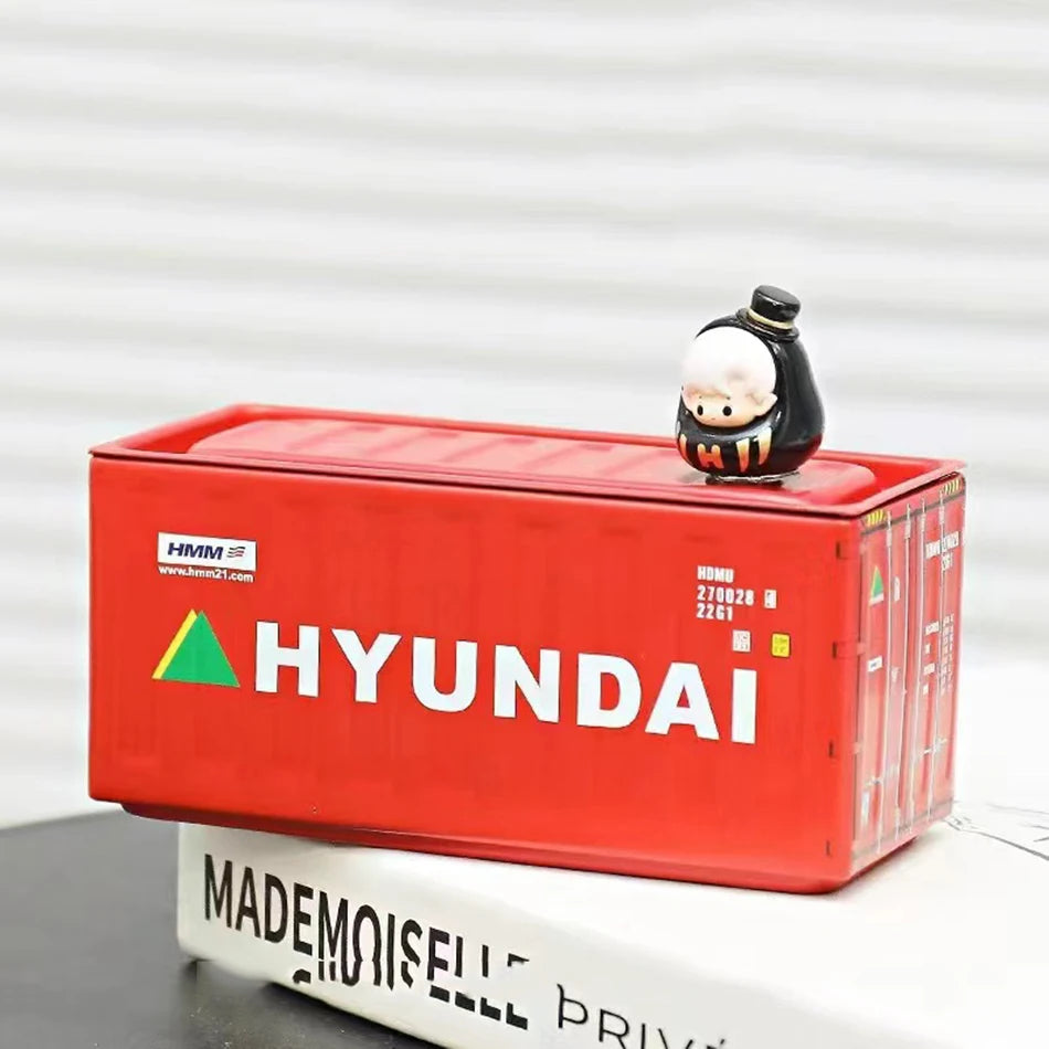Mini Metal Storage Box Decorative Desktop Organizer