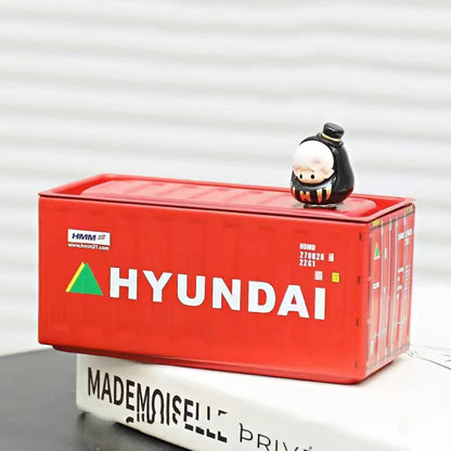 Mini Metal Storage Box Decorative Desktop Organizer