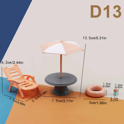 Miniature Dollhouse Furniture 1:12 Pretend Play Accessories