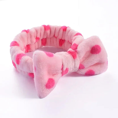 Makeup Headband – Soft Coral Fleece Face Wash Hair Band