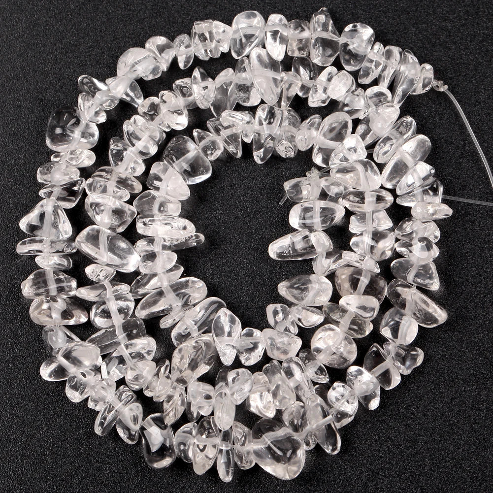 Natural Stone Chip Beads Irregular Gemstone Beads 15 Inch Strand