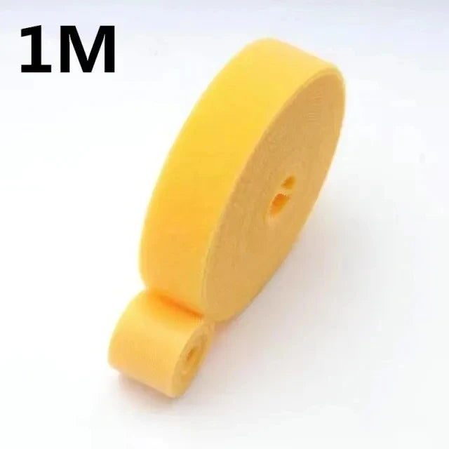 1/5M Cable Organizer Tape – Reusable Wire Winder & Cord Management Tie