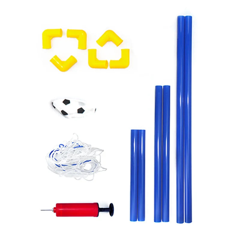 Portable Soccer Goal Set with Ball, Net & Pump