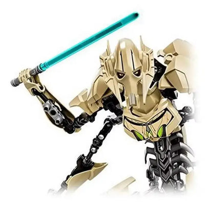 32cm General Grievous PVC Action Figure with Lightsaber Hilts