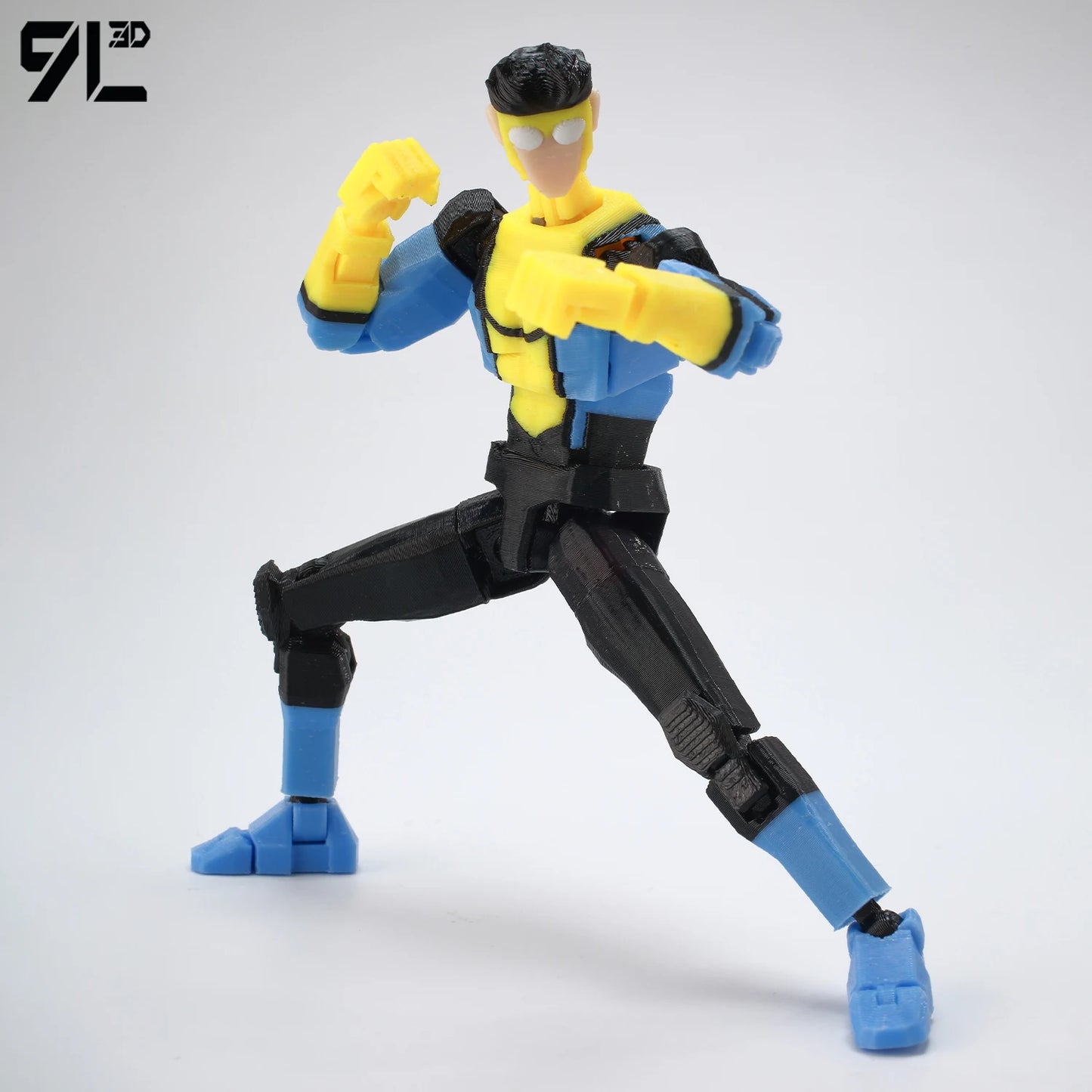 Invincible Boy Action Figure 14cm 3D Printed Multi Jointed Model