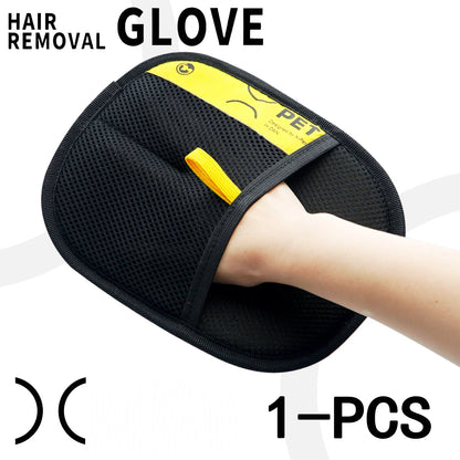 Pet Hair Remover Glove – Reusable Grooming Mitt with Lint Brush