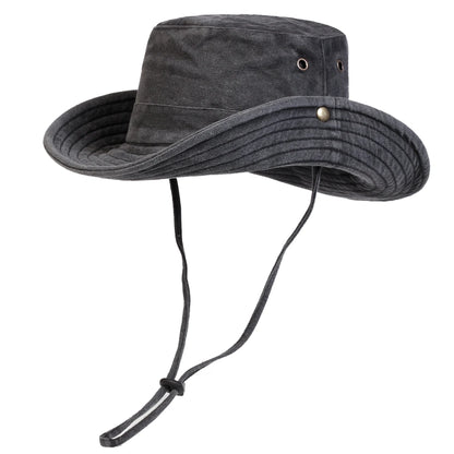 Men's Bucket Hat Wide Brim Sun Protection Fisherman Cap
