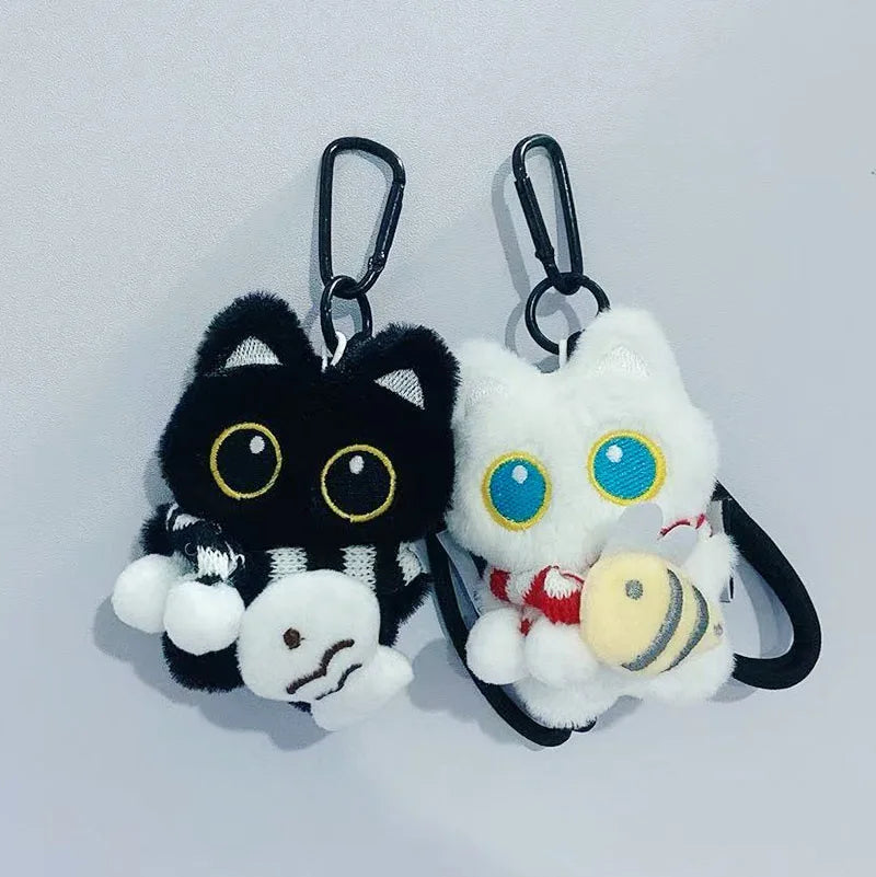 A cute plush accessory for bags, backpacks, car keys, and matching gifts.
