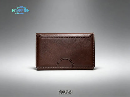 Mag Safe Card Holder PU Leather Magnetic Trifold Wallet