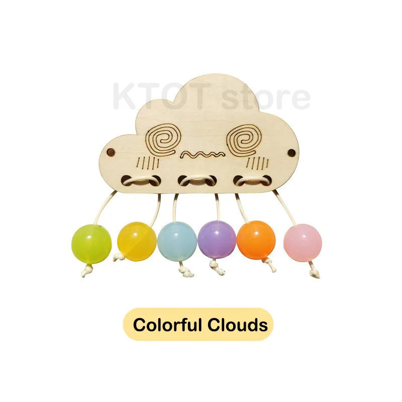 Montessori Busy Board, Toddler Learning Toy