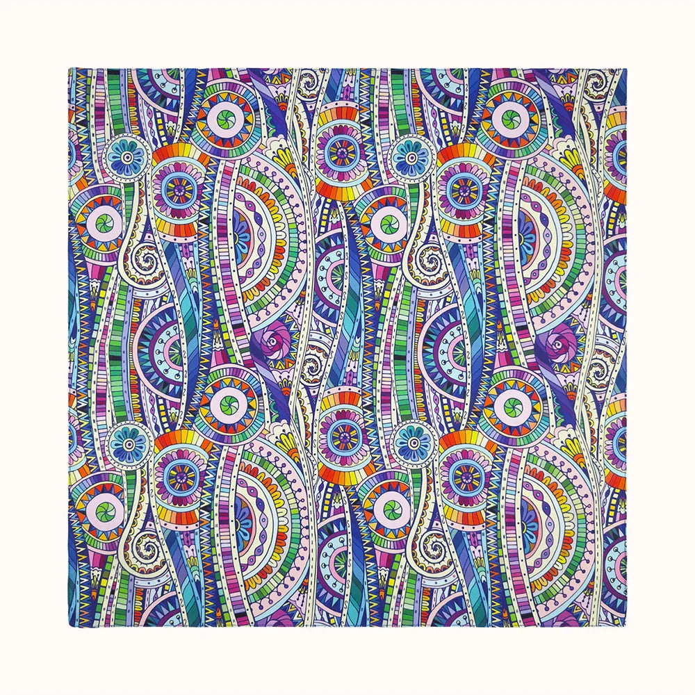 Cotton Bandana Scarf Skull Paisley Hip Hop Headband