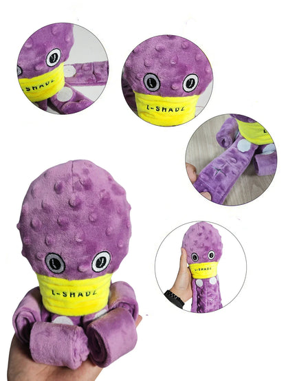 Dog Snuffle Toy – Plush Octopus Puzzle & Slow Feeder