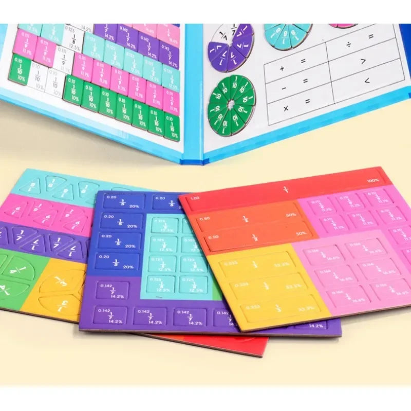 Magnetic Fraction Learning Book for Kids