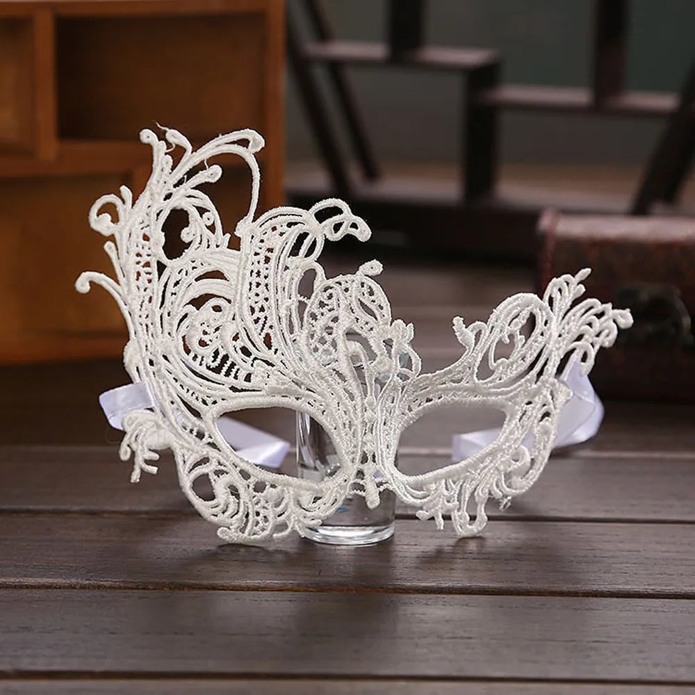 Lace Masquerade Mask Black Venetian Eye Mask