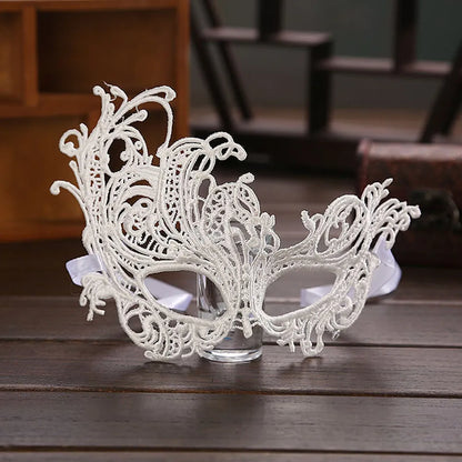 Lace Masquerade Mask Black Venetian Eye Mask
