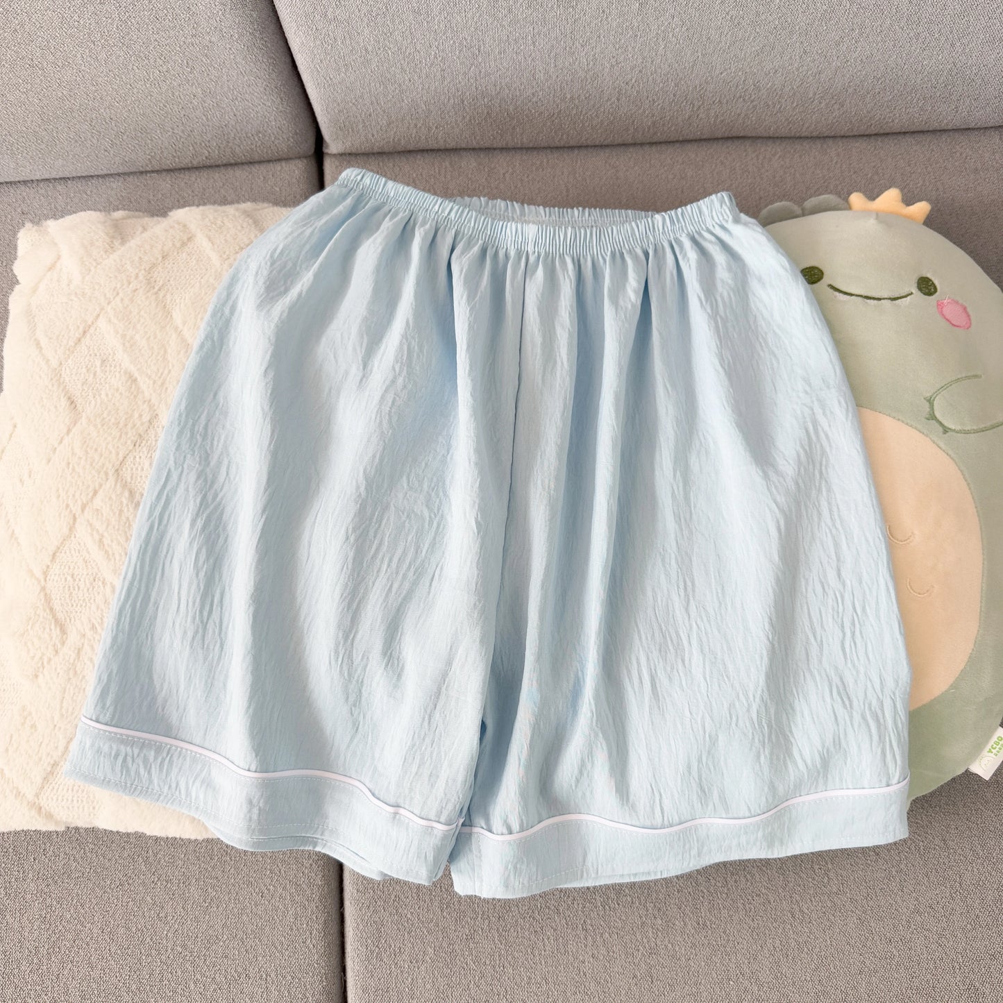 Men's Slim Fit Pajama Set Short Sleeve Summer Loungewear