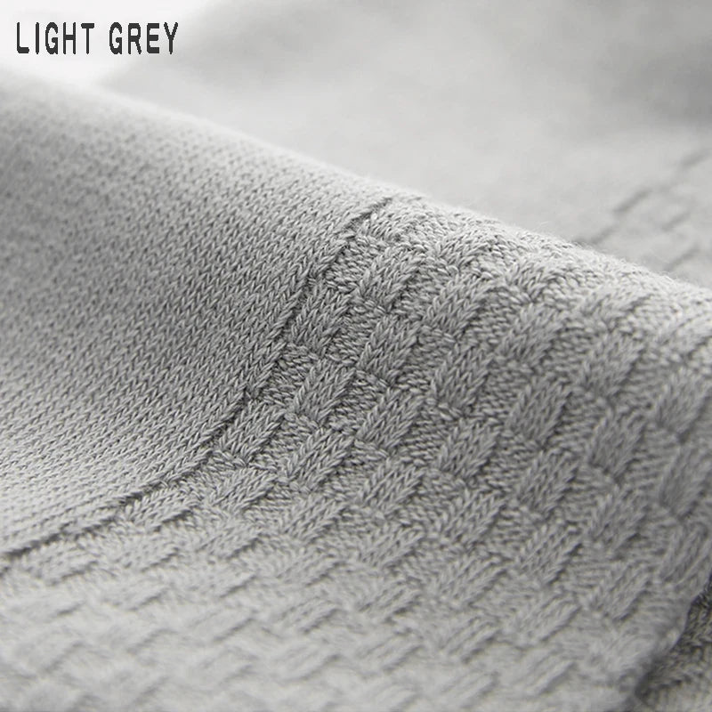 Bamboo Fiber Crew Socks Men's Breathable Business Socks