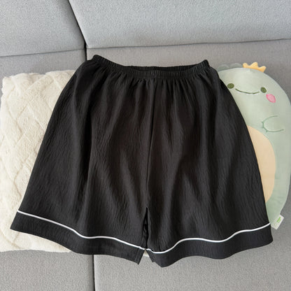 Men's Slim Fit Pajama Set Short Sleeve Summer Loungewear