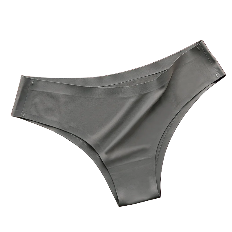 Seamless Brazilian Panties 4PCS Ice Silk Low Rise Briefs