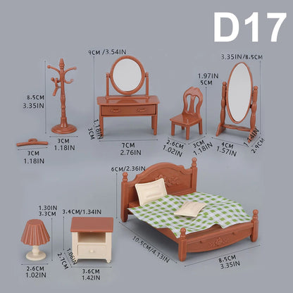 Miniature Dollhouse Furniture 1:12 Pretend Play Accessories