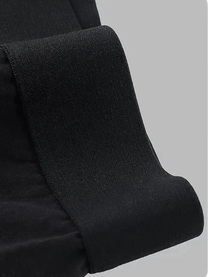 Men's Boxer Shorts 10PCS Breathable Stretch Black Underwear