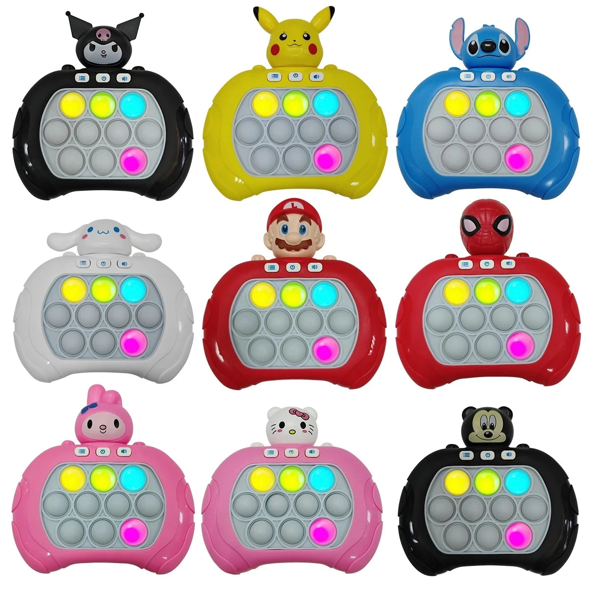 Spider-Man Quick Push Pop Game – Electronic Fidget Toy for Kids & Adults