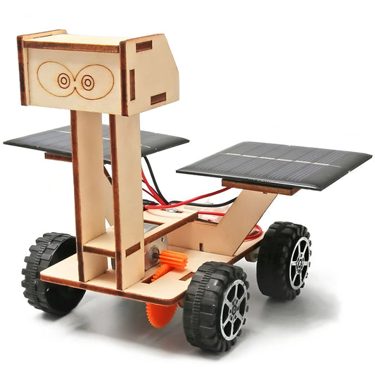 Solar Car STEM Kit – DIY Wooden Educational Model