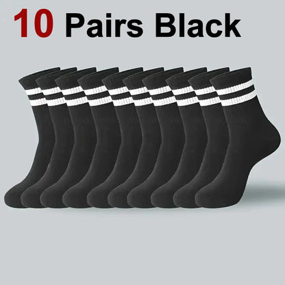 Crew Sports Socks Breathable Sweat Absorbing Athletic Socks