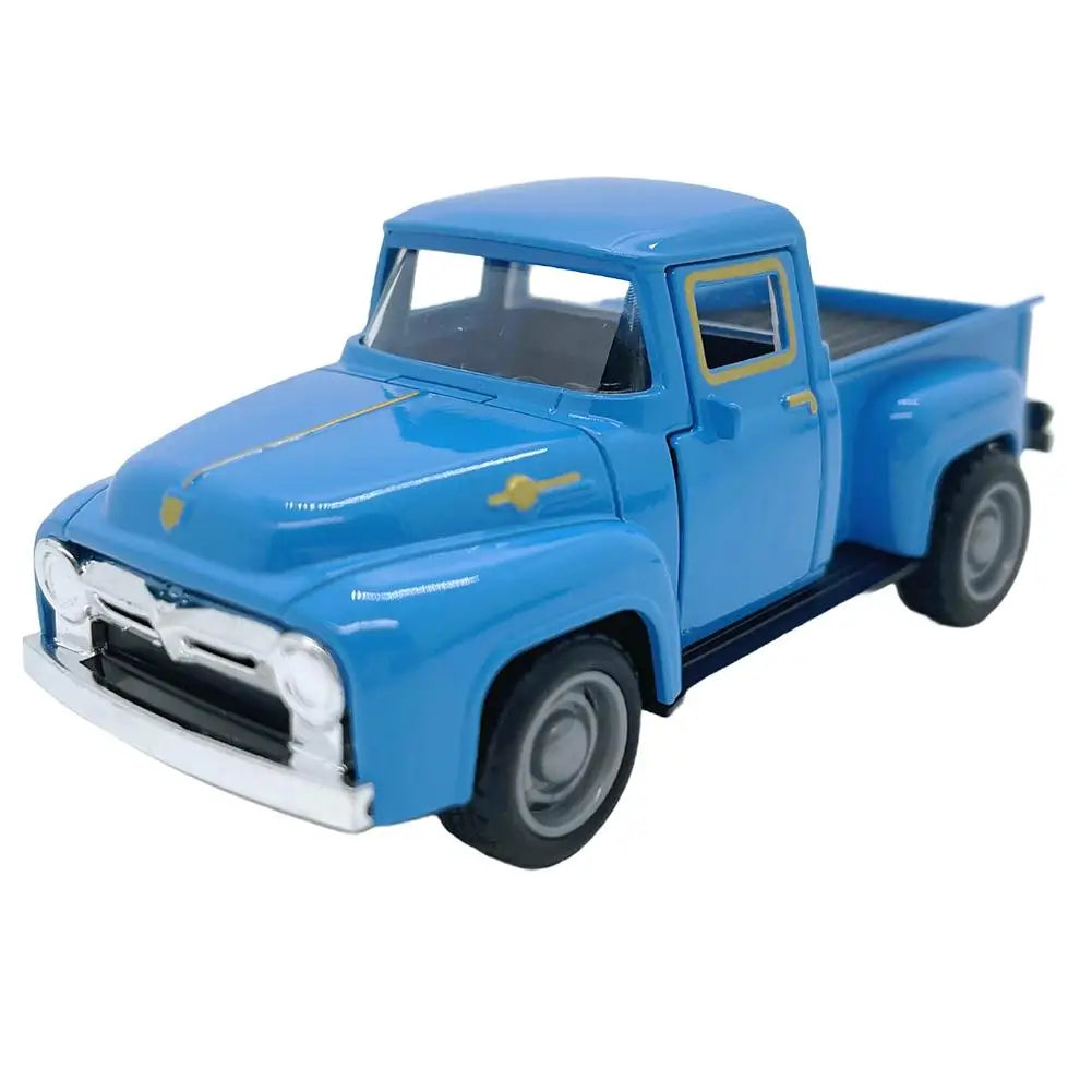 1:32 Red Vintage Metal Truck Model – Diecast Pull-Back Car