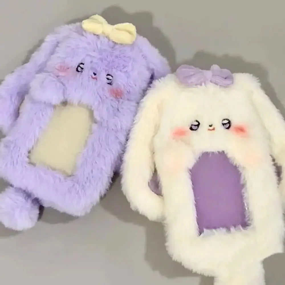 A cute and practical accessory for carrying and displaying favorite photo cards.