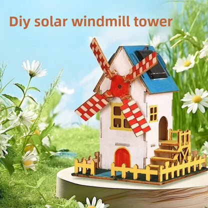 Solar Car STEM Kit – DIY Wooden Educational Model