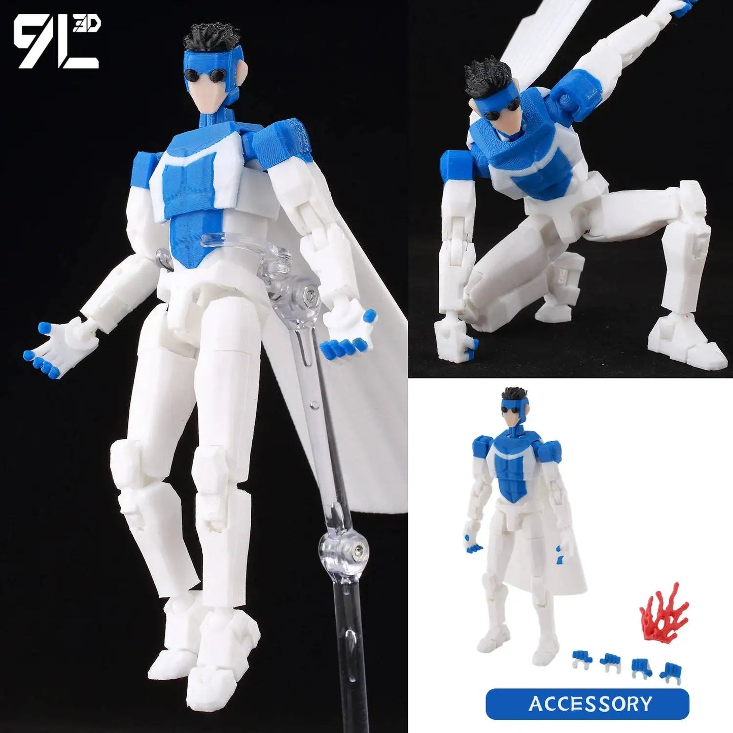 13cm Articulated Action Figure 3D Printed Collectible Model Toy