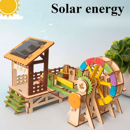 Solar Car STEM Kit – DIY Wooden Educational Model