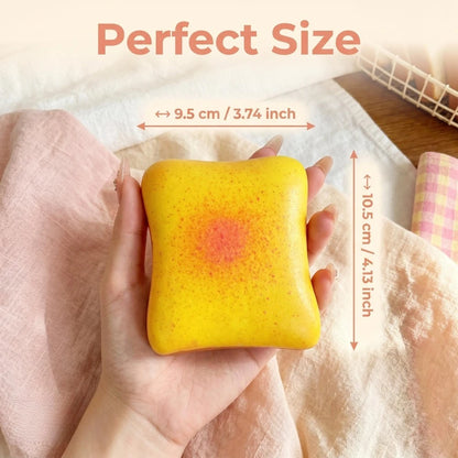 Butter Toast Squishy Toy – Soft Slow-Rise Bread Fidget