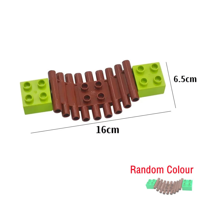 Big Building Blocks Playground Slide Swing Ferris Wheel Set