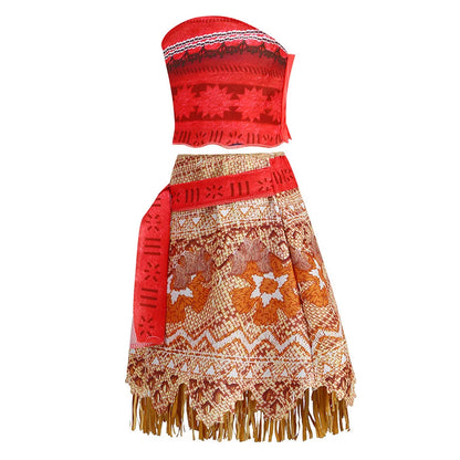 Moana 2 Dress for Girls Princess Costume with Accessories